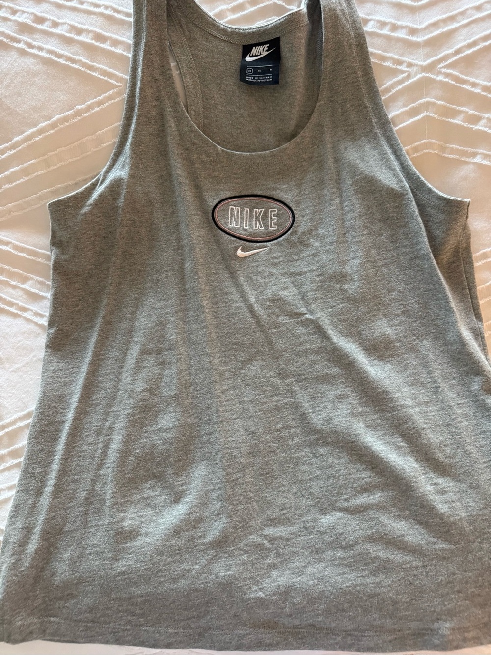 Nike Gray Women's Logo Racerback Tank- NWOT